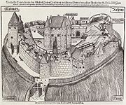Castle of Hohenlandsberg [de] before its demolition in 1554
