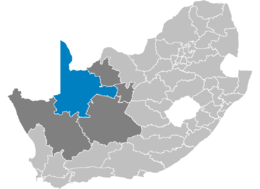 Municipalità distrettuale di ZF Mgcawu – Localizzazione