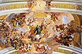 St. Benedicts triumphal ascent to Heaven, also by Rottmayr