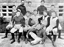 The Stanford team of 1892, that would play the first Big Game ever Stanford football team 1892.jpg
