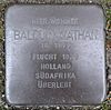 Stolperstein Emmerich Hohenzollernstraße 8 Balduin Nathan