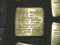 der Stolperstein für Moses Wagner