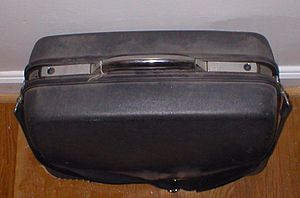 A typical suitcase