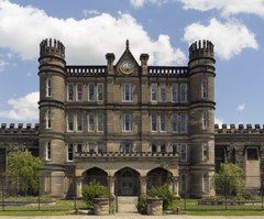 The West Virginia State Penitentiary, a retired, gothic-style prison in Moundsville, West Virginia, that operated from 1876 to 1995 LCCN2015631907.tif