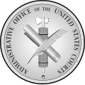 美国法院行政办公室（英语：Administrative Office of the United States Courts）徽章