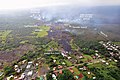 Lava in Pāhoa am 14. November 2014