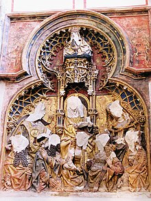 Statues in the Cathedral of Saint Martin, Utrecht, attacked in Reformation iconoclasm in the 16th century. UtrechtIconoclasm.jpg