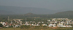 view of Nakkapalli town from Upamaka temple