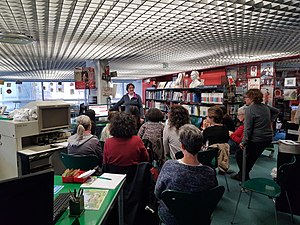 Les sans pagEs edit-a-thon at the "Bibliothèque Marguerite Durand"