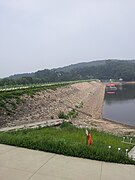 광교저수지 댐체 후면(2014-07-27 촬영)