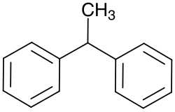 Strukturformel von 1,1-Diphenylethan