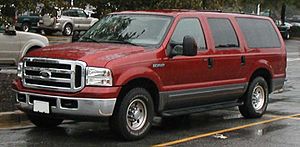 2005 Ford Excursion photographed in USA.