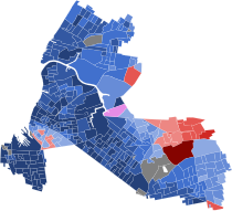 2022 New York's 7th congressional district election results map by precinct.svg