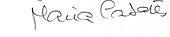 signature de Maria Casarès