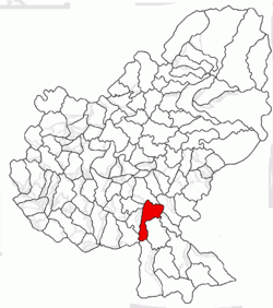 Location of Bălăușeri