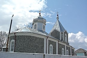 Biserica „Nașterea Maicii Domnului” din Băxani după reconstrucția din 2005