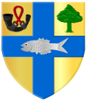 Wappen des Ortes Burgum