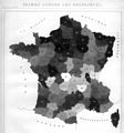 Carte de France des crimes contre les propriétés[3]