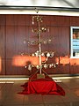 Kerstboom op het vliegveld van Kaapstad