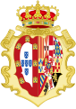 Coat of Arms of Carlota Joaquina of Spain, Queen of Portugal.svg