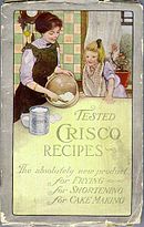 Antique book cover: Tested Crisco Recipes