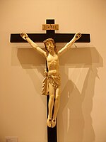 Cristo crucificado, actualmente en un monasterio valenciano (siglo XVII).