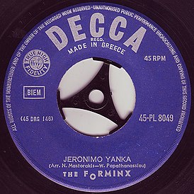 Обложка песни The Forminx «Jeronimo Yanka»