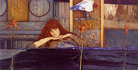 http://upload.wikimedia.org/wikipedia/commons/thumb/c/cf/Fernand_Khnopff_-_I_lock_my_door_upon_myself.jpeg/270px-Fernand_Khnopff_-_I_lock_my_door_upon_myself.jpeg