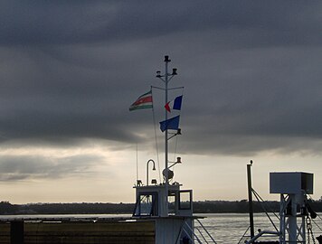 Veerboot van St.Laurent naar Albina