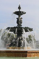 Fontaine monumentale, Angers, Jardin du Mail.