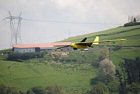 Vue de l'avion.