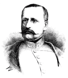 Alexander von Koller na kresbě z r. 1872