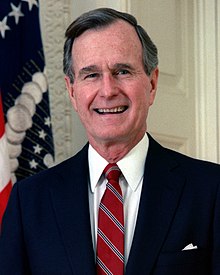 George H. W. Bush, President of the United States, 1989 official portrait cropped(b).jpg