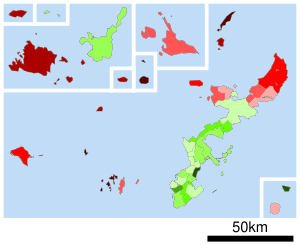 沖縄県の人口比率です！！意外とありますね＾＾