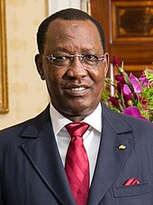 Despite internal political opposition, coup attempts, and a civil war, Idriss Deby continuously ruled Chad from 1990 until his death in 2021. Idriss Deby at the White House in 2014.jpg