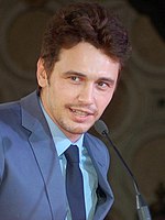 James Franco at a ceremony to receive a star on the Hollywood Walk of Fame.