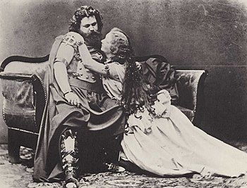 Ludwig und Malwine Schnorr von Carolsfeld in Tristan und Isolde