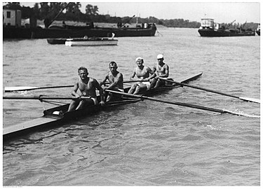 Zawodnicy KW 04 na ME w Budapeszcie 1933