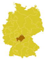 Bispedømmets område i Tyskland