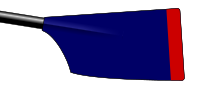 Image showing the rowing club's blade colours