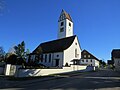 Katholische Pfarrkirche mit Ummauerung