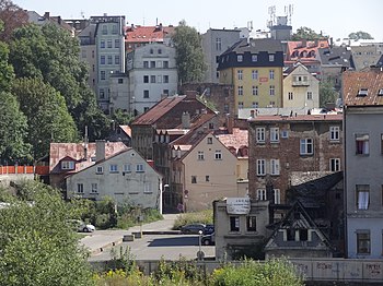 Nové Město - pohled do okolí ulic Lucemburská, Na Svahu, U Stoky, Na Příkopě a Mistrovský vrch