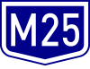 M25 expressway shield