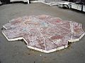 Карта-мозаїка на площі міста
