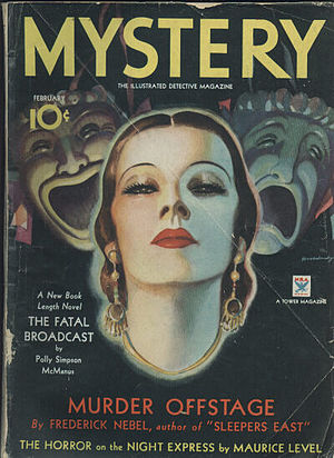 Cover of the pulp magazine Mystery (February 1...