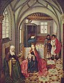 neznámy holandský maliar, Svätá rodina, 15. stor., tempera na dreve, Galéria starých majstrov, Drážďany