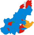 2019 results map