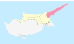 Северный Кипр Iskele District.svg