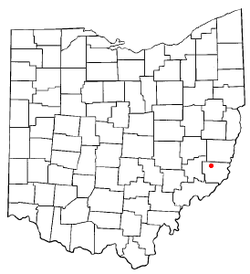 Location of Miltonsburg, Ohio