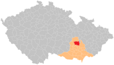 Správní obvod obce s rozšířenou působností Blansko na mapě